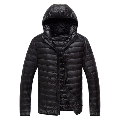 Chaqueta Puffer Ultraligera con Capucha - Abrigo de Plumas de Pato Slim Fit para Invierno - Image 19