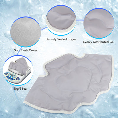 Almohadilla Térmica de Gel para Hombros - Compresas Frías y Calientes Reutilizables - Image 14