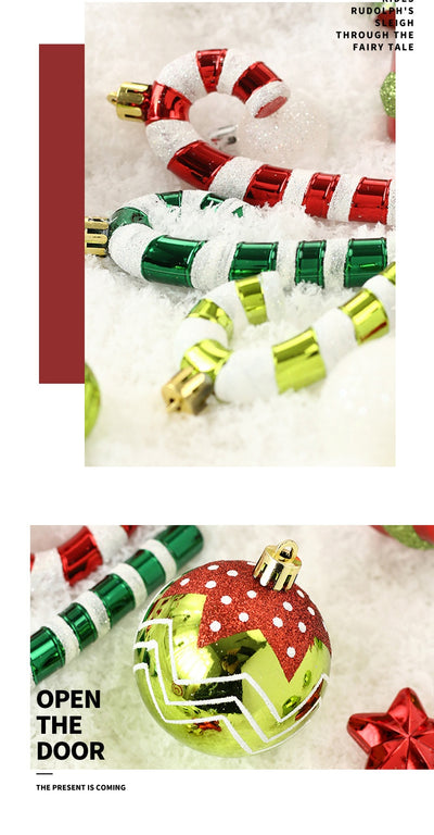 Juego de Adornos Navideños Pintados a Mano - Image 16