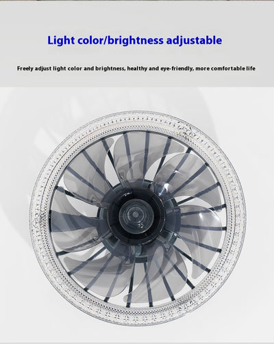 Ventilador de Techo con Lámpara LED Minimalista - Image 12
