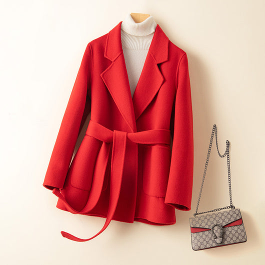 Abrigo de Cachemira Doble Faz en Lana Pura, Corte Slim - Image 13