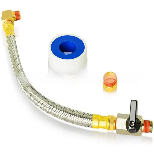 Conector Rápido de Latón 1/4" NPT con Válvula de Bola para Compresor de Aire - Image 3