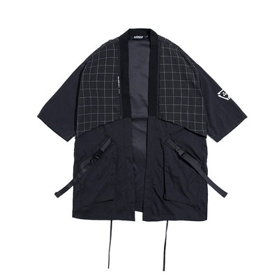Camisa Retro Suelta con Costuras Reforzadas y Manga Tres Cuartos para Hombre - Image 5