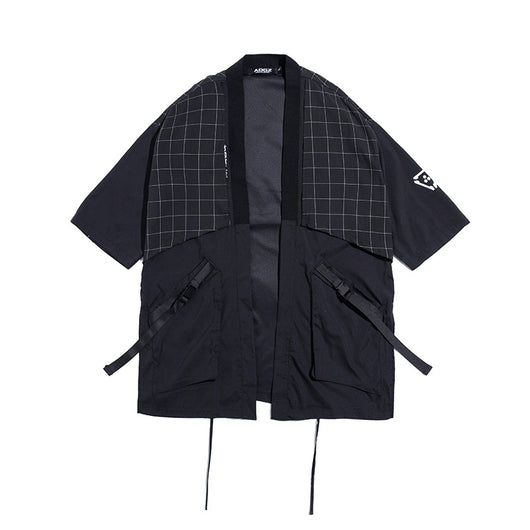 Camisa Retro Suelta con Costuras Reforzadas y Manga Tres Cuartos para Hombre - Image 5