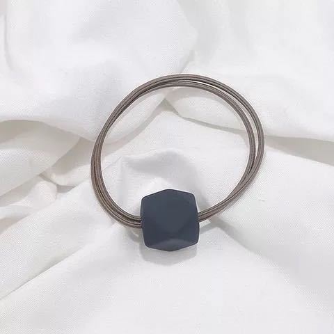 Banda Elástica para Cabello con Perlas Octagonales - Accesorio de Moda Temperamento Adulto - Image 5