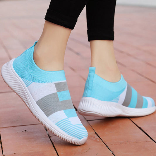 Zapatillas Deportivas Mujer Tejidas - Cómodas y Elegantes con Suela Vulcanizada