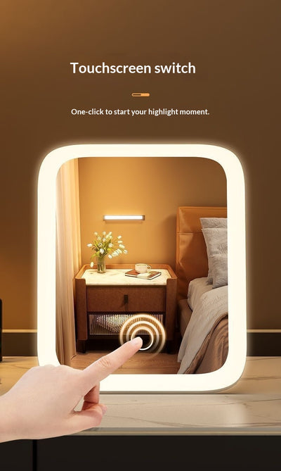 Espejo de Maquillaje LED para Dormitorio con Carga USB - Image 12