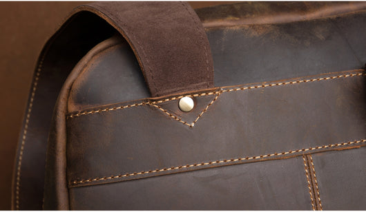 Mochila de Cuero para Hombre - Viajes y Negocios - Image 17