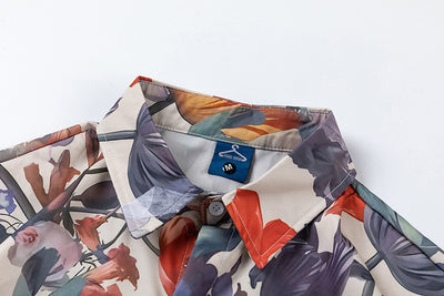 Camisa Estampada para Hombre con Diseño Floral Artístico - Image 14