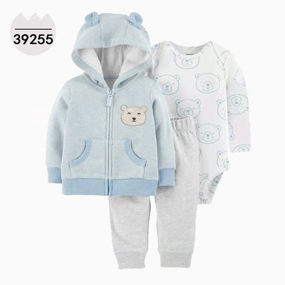 Conjunto Infantil 3 Piezas: Sudadera con Capucha, Manga Larga y Pantalón - Image 23