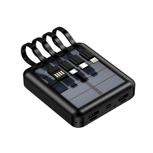Batería Portátil Solar Compacta con Cable Integrado - Image 6