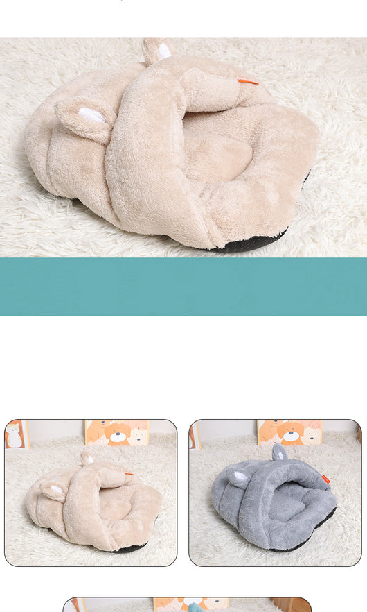 Cama Cueva Acogedora para Perros y Gatos - Image 10