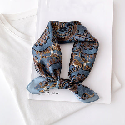 Pañuelo de Seda para Mujer - Accesorio de Moda Versátil - Image 14