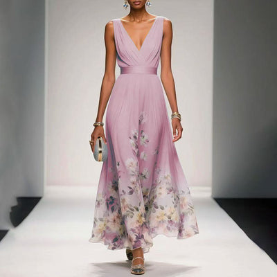 Vestido de Noche Elegante Escote V Sofisticado - Image 7