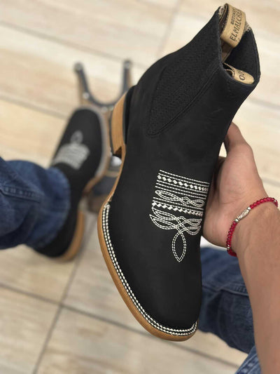 Botas Chelsea Martin con Bordado en Mangas - Estilo Europeo para Hombre - Image 14