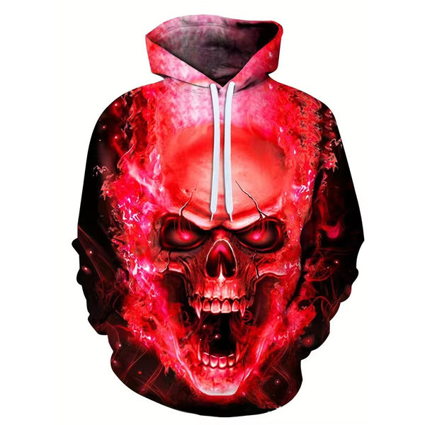 Sudadera Holgada Estampada para Hombre