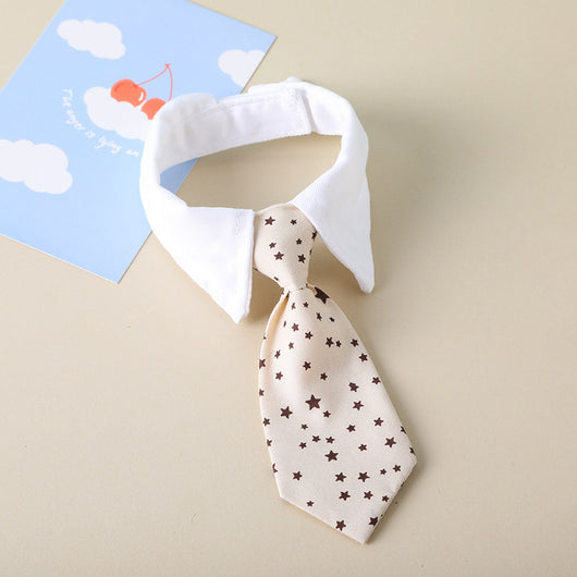 Babero Elegante para Mascotas Estilo Gentleman con Toalla Absorbente - Image 3