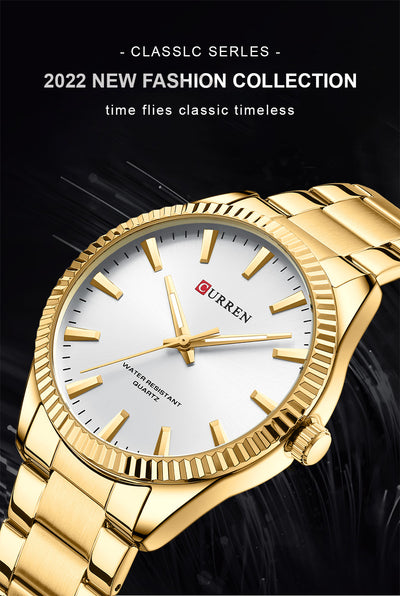 Reloj Empresarial Impermeable para Hombre con Correa de Pasador - Image 6