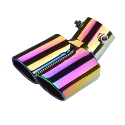 Tubo de Escape Doble Silenciador Universal Acero Inoxidable para Automóviles - Image 13
