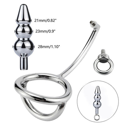 Anillo de Placer de Metal 15" - Dispositivo Dual de Bloqueo y Dilatación para Hombres - Image 6