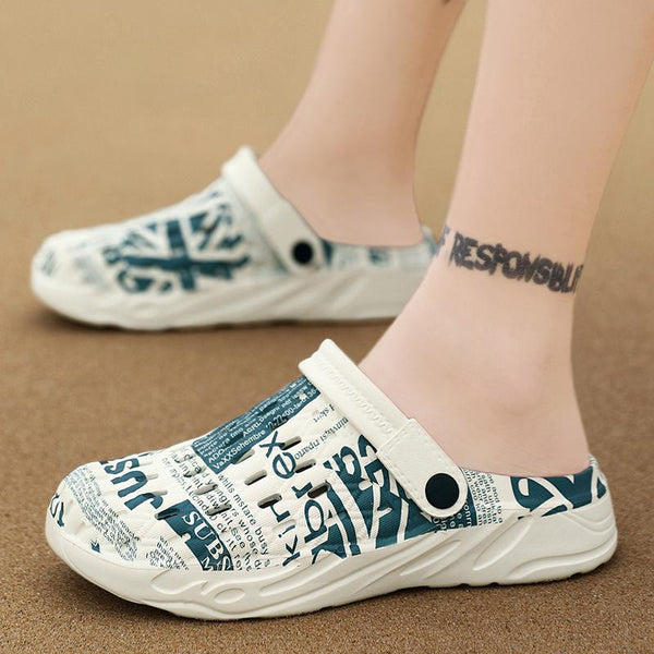 Sandalias Baotou Perforadas para Playa - Hombre y Mujer