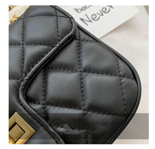 Bolso Bandolera Cuadrado con Cadena de Diamantes - Diseño Versátil - Image 4