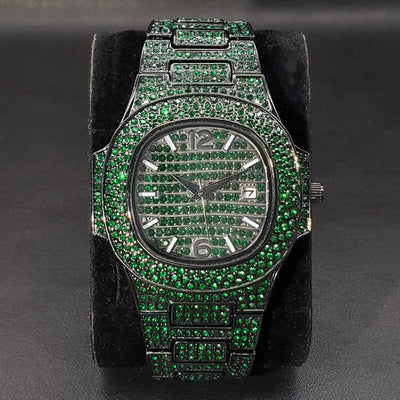 Reloj Hip Hop Diamantes Completos Rap Bling - Image 9