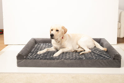 Sofá Cama Desmontable para Mascotas con Terciopelo Embossed y Espuma - Image 6