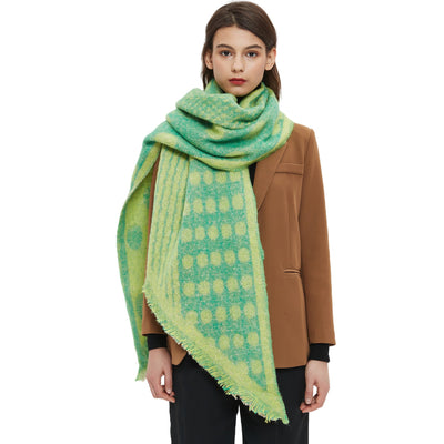 Bufanda Circular Térmica para Mujer - Cuello Cálido Otoño Invierno con Diseño Jacquard - Image 5