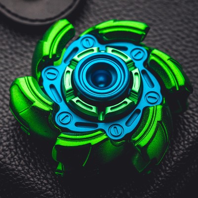 Spinner Antiestrés con Tecnología EVA - Juguete Descompresivo Negro - Image 16