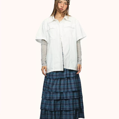 Camisa Casual de Verano con Bolsillos Múltiples para Mujer - Image 5