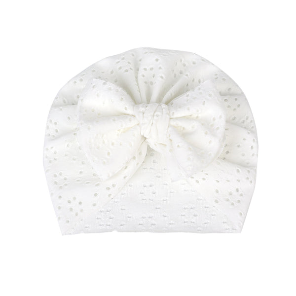 Gorro Veraniego Transpirable con Lazo - Diseño Calado