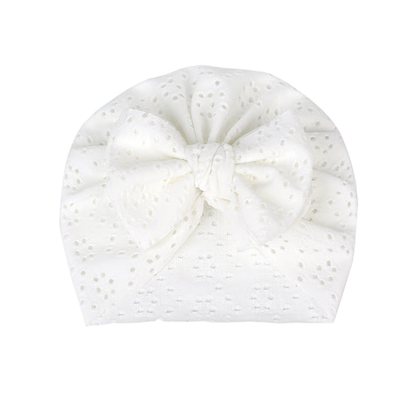 Gorro Veraniego Transpirable con Lazo - Diseño Calado