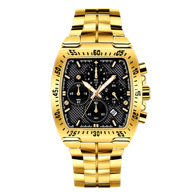 Reloj Hombre Acero Inoxidable 7 Agujas Resistente al Agua - Image 14