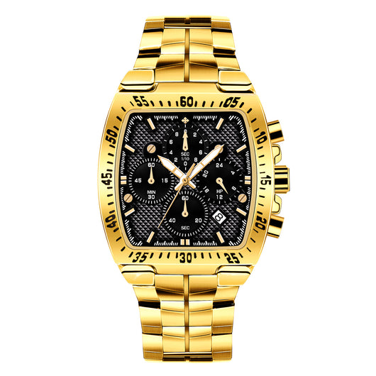 Reloj Hombre Acero Inoxidable 7 Agujas Resistente al Agua - Image 14