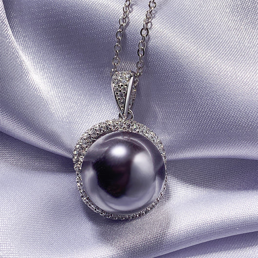 Conjunto de Colgante Plata 925 con Ópalo e Nácar para Mujer - Image 4