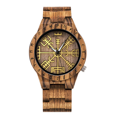 Reloj de Madera Ebony Leisure - Elegancia Natural - Image 12