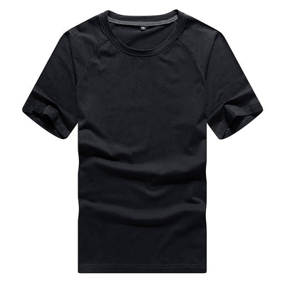 Playera Pareja Respirable de Seda Láctea, Cuello Redondo Color Liso - Image 5