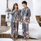 Pijama Unisex Cardigan Casual de Manga Larga