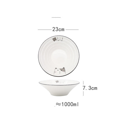 Tazón Japonés de Cerámica para Fideos y Sopas - Image 33