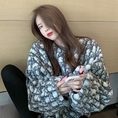 Suéter Holgado Estampado Leopardo para Mujer - Pullover Cómodo y Versátil - Image 9