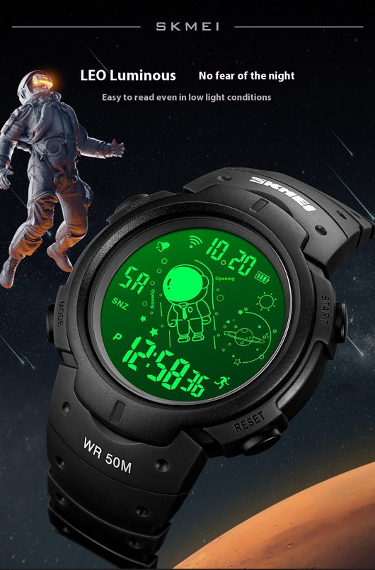 Reloj Deportivo Inteligente Astronauta para Estudiantes de Secundaria - Image 16