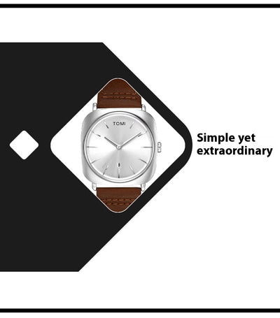 Reloj de Negocios Cuadrado para Hombre - Elegancia Profesional - Image 15
