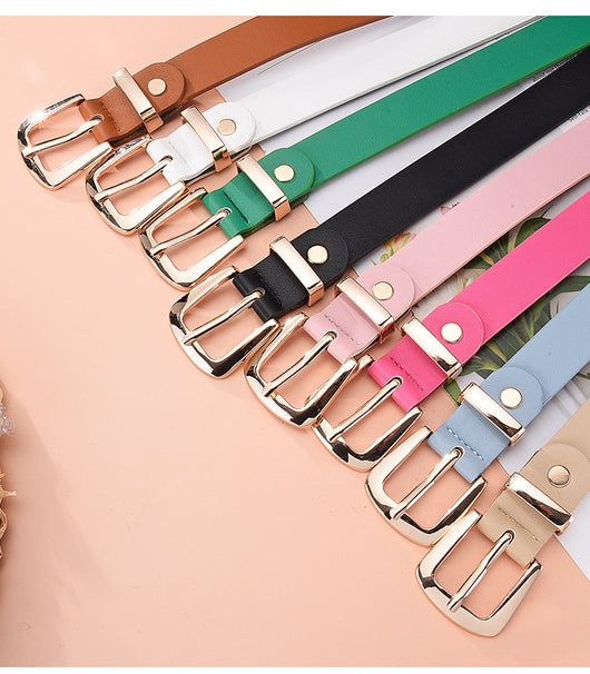 Cinturón Elegante Multicolor con Hebilla Dorada - Accesorio Versátil para Todas las Ocasiones - Image 15