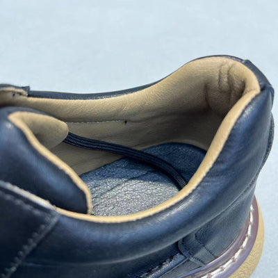 Zapatos Deportivos Cuero Transpirable con Plataforma para Hombre - Image 11