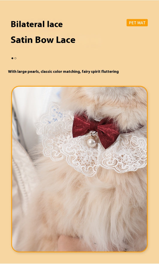 Collar Pañoleta de Encaje para Gatos Todas las Estaciones - Image 19