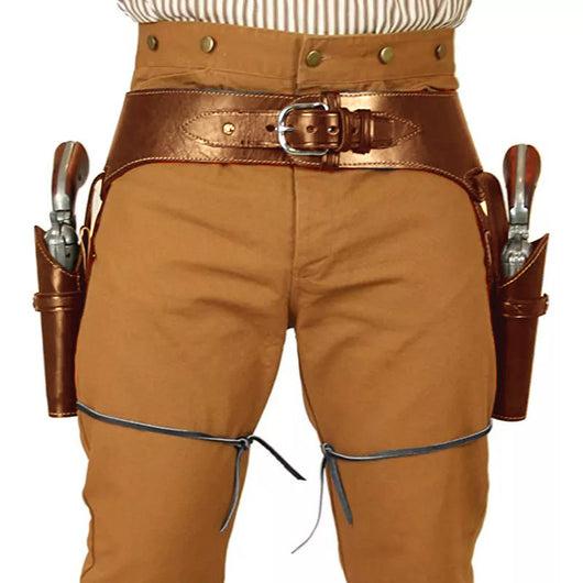 Cartuchera Steampunk Western para Revólver Estilo Vaquero - Image 8