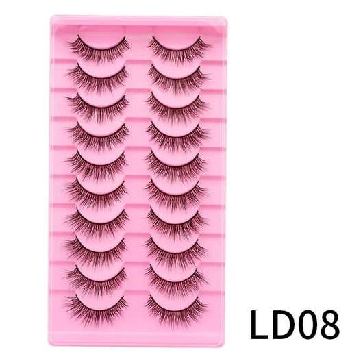 10 Pares de Pestañas Postizas Voluminosas con Rizo Natural - Image 32