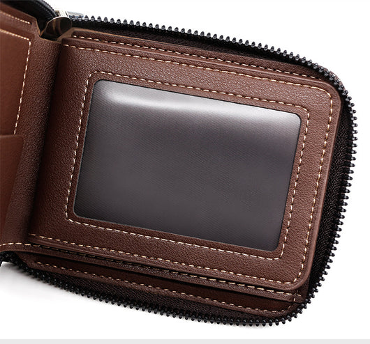 Billetera Hombre Tri-fold Capacidad Grande con Cadena y Múltiples Compartimentos - Image 16