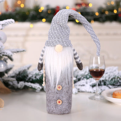 Set de Decoración Navideña para Botellas de Vino - Suministros para Hoteles y Mesas - Image 3